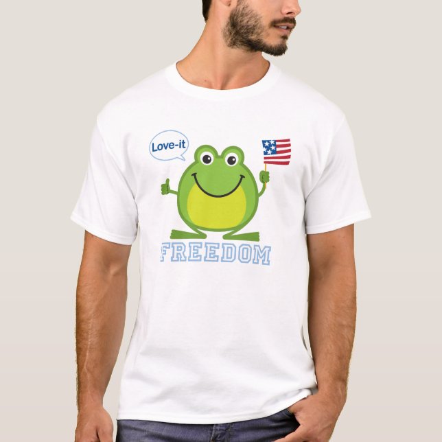 T-shirt Grenouille de liberté (Devant)