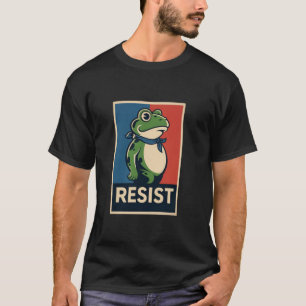 T-shirt grenouille de Portland en protestation contre la r