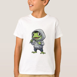 T-shirt Grenouille de Rap Hip Hop pour Enfants