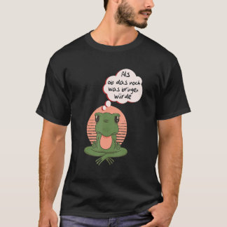 T-shirt Grenouille de yoga méditation relaxation amusement