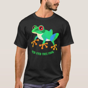 T-shirt Grenouille des arbres rouges