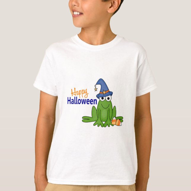 T-shirt Grenouille d'Halloween (Devant)