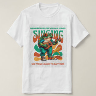 T-shirt Grenouille drôle