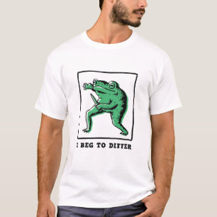 T-shirt Grenouille drôle avec couteau – Meme "Je suis désa