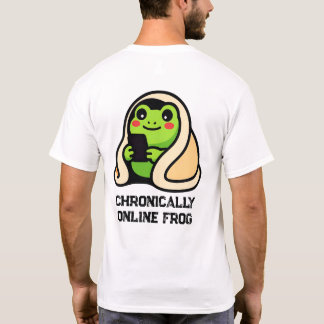 T-shirt Grenouille drôle de mème amusant en ligne de maniè