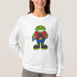 T-shirt Grenouille en mécanique avec spanner
