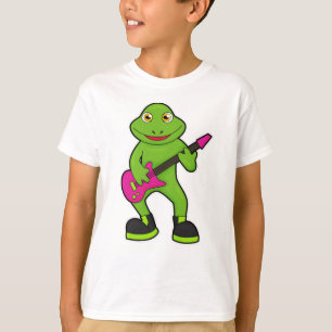 T-shirt Grenouille en musicien avec guitare
