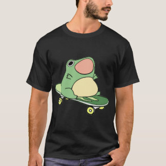 T-shirt Grenouille en planche à roulettes