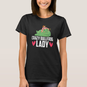 T-shirt Grenouille folle Lady Frog Catching 1