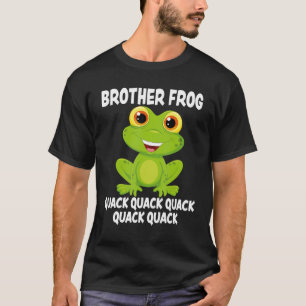 T-shirt Grenouille Frère Animal Pun Love Amphibian Toad Fr
