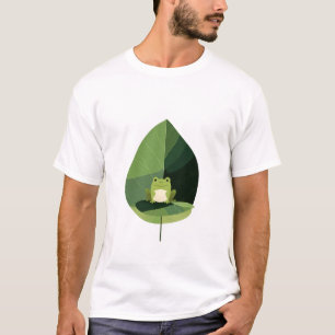 T-shirt Grenouille gardienne de feuille