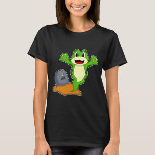 T-shirt Grenouille Halloween Grave