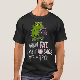 T-shirt Grenouille JE ne suis pas gros Dieu m'a donné des