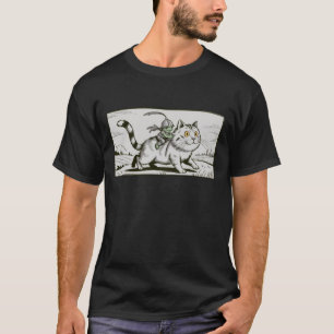 T-shirt Grenouille mémé drôle de chat Médiéval Vintage 
