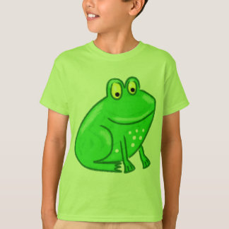 T-shirt Grenouille mignonne de bande dessinée
