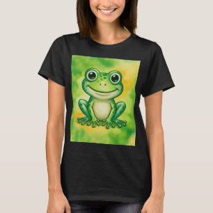 T-shirt Grenouille mignonne verte