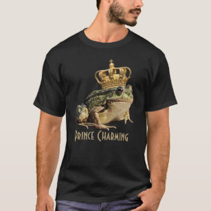 T-shirt Grenouille Porter une couronne royale drôle Prince