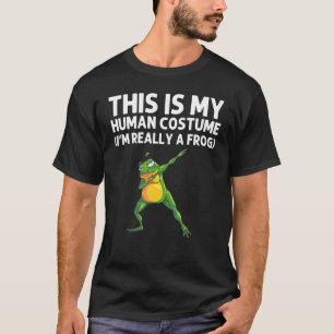 T-shirt Grenouille Pour Hommes Femmes Dabbing Têtard Herpé