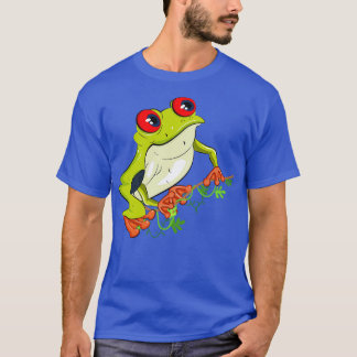 T-shirt Grenouille Râchée Qui Pend D'Une Vigne Géante