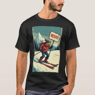 T-shirt Grenouille Résiste Grenouille de Portland Protesta