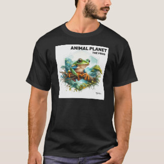 T-shirt Grenouille sauvage dans la nature - Art animal