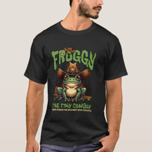 T-shirt Grenouille Sheriff Grenouille Cowboy Vintage Cadea