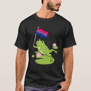 T-shirt Grenouille subtile Bisexual Fierté Drapeau Lily Pa