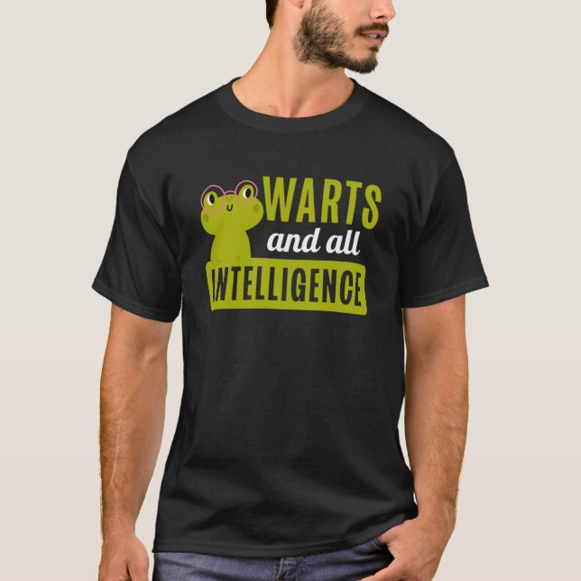 T-shirt Grenouille Toad Warts et toute l'intelligence (Devant)