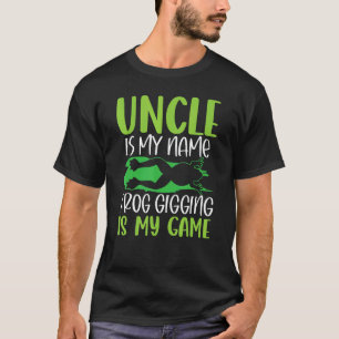 T-shirt Grenouille verte chassant oncle et joli attrapeur