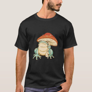 T-shirt Grenouille vintage Retro Avec Hip Boho Parapluie C