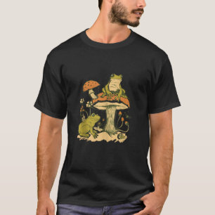 T-shirt Grenouilles avec champignons Graphique pour hommes