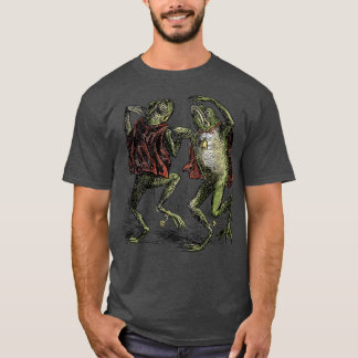 T-shirt Grenouilles dansantes Cottagecore Toad Fairy Tale 