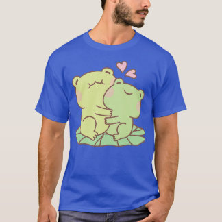 T-shirt Grenouilles mignonnes Qui Enlacent Dans L'Amour
