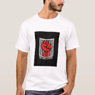 T-shirt GRÈVE D'ABORD - Boxe Vintage Rétro