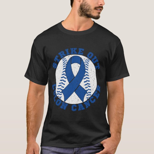 T-shirt Grève de Colon Marche pour la sensibilisation au c (Devant)
