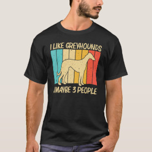 T-shirt Greyhound Cool Pour Hommes Femmes Lévrier Animal D