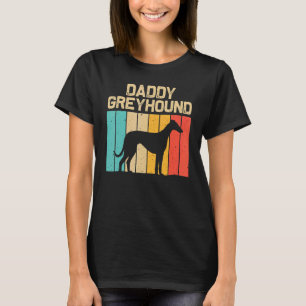 T-shirt Greyhound Pour Hommes Papa Italien Greyhound Secou