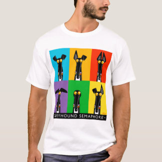T-shirt Greyhound Semaphore with title 