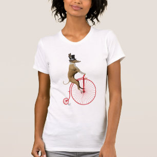 T-shirt Greyhound sur Red Penny Farthing