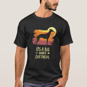 T-shirt Greyhound Windhound Chien race 1