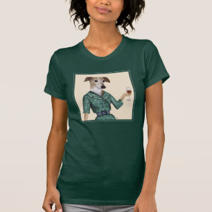 T-shirt Greyhound Wine Snob