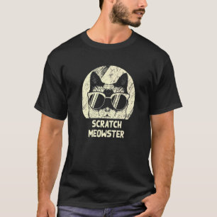 T-shirt Griffe Meowster  Chat  Humour Chatons Blague Maman