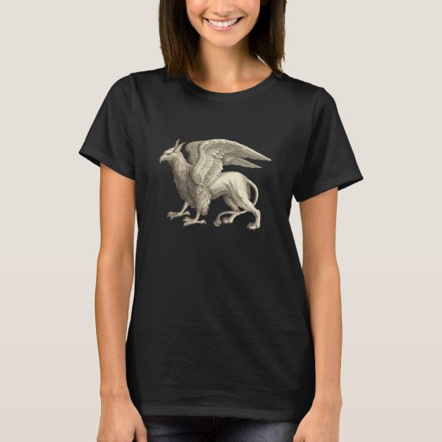 T-shirt Griffon médiéval de la Renaissance (Devant)