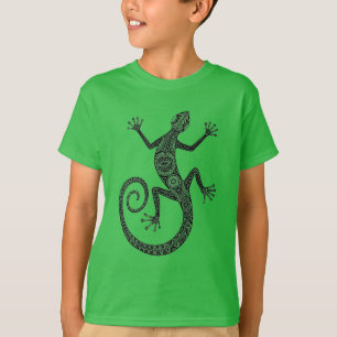 T-shirt Griffonnage de lézard ou de salamandre