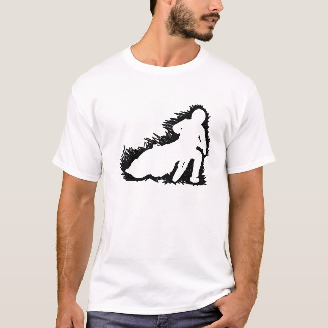 T-SHIRT GRIFFONNAGE DE NOIR D'ÉTOILE DE SPEED-WAY (Devant)