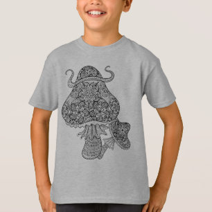 T-shirt Griffonnage magique tiré par la main de