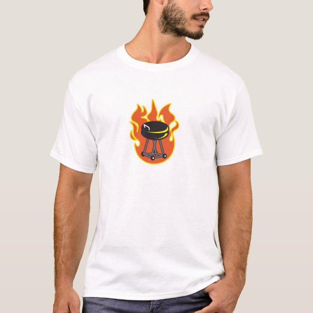T-SHIRT GRIL DE BARBECUE (Devant)