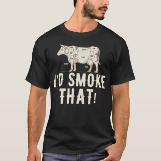 T-shirt Grill - Je fumerais ça !