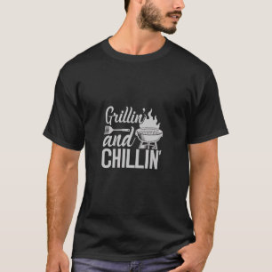 T-shirt Grillades Et Fraisage Barbecue Vintage Grillades