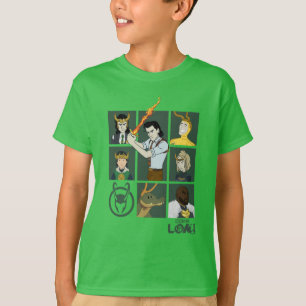 T-shirt Grille de variables Loki